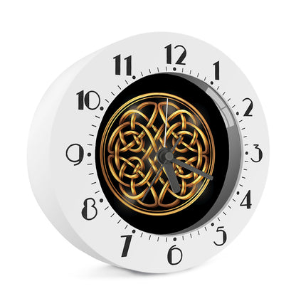 Golden Celtic Knot Print Alarm Clock