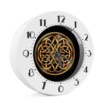 Golden Celtic Knot Print Alarm Clock