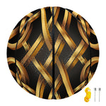 Golden Celtic Knot Print Basketball