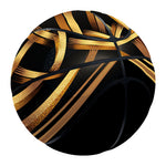 Golden Celtic Knot Print Basketball