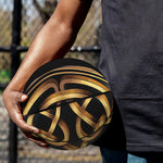 Golden Celtic Knot Print Basketball