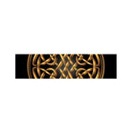 Golden Celtic Knot Print Bed Runner