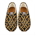 Golden Celtic Knot Print Casual Shoes