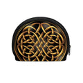 Golden Celtic Knot Print Coin Purse