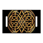 Golden Celtic Knot Print Golf Cart Seat Cover