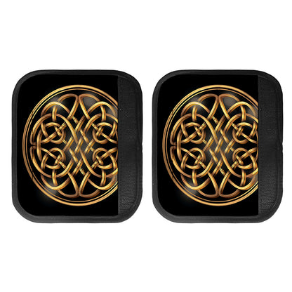 Golden Celtic Knot Print Handle Covers