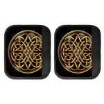 Golden Celtic Knot Print Handle Covers