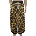 Golden Celtic Knot Print Lantern Pants