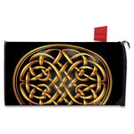 Golden Celtic Knot Print Mailbox Cover