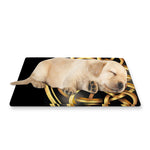 Golden Celtic Knot Print Pet Cooling Mat Cover