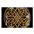 Golden Celtic Knot Print Placemat