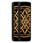 Golden Celtic Knot Print Refrigerator Handle Covers