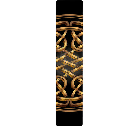 Golden Celtic Knot Print Table Runner
