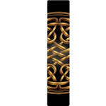 Golden Celtic Knot Print Table Runner