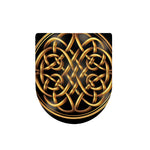 Golden Celtic Knot Print Toilet Lid Cover