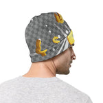 Golden Dollar Sign Explosion Print Beanie