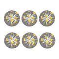 Golden Dollar Sign Explosion Print Coaster Set