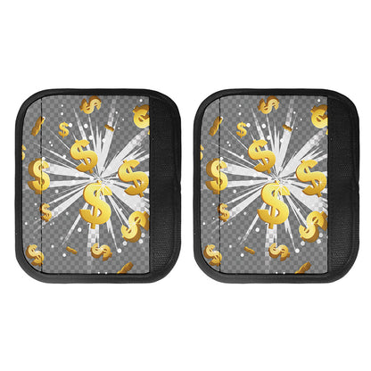 Golden Dollar Sign Explosion Print Handle Covers
