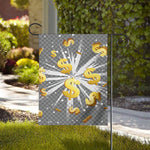 Golden Dollar Sign Explosion Print House Flag