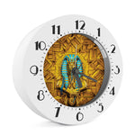 Golden Egyptian Pharaoh Print Alarm Clock