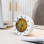 Golden Egyptian Pharaoh Print Alarm Clock