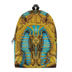 Golden Egyptian Pharaoh Print Backpack
