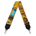 Golden Egyptian Pharaoh Print Bag Strap