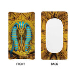 Golden Egyptian Pharaoh Print Changing Pad Cover