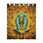 Golden Egyptian Pharaoh Print Curtain