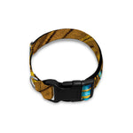 Golden Egyptian Pharaoh Print Dog Collar