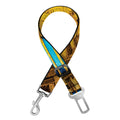Golden Egyptian Pharaoh Print Dog Seat Belt