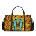 Golden Egyptian Pharaoh Print Duffel Bag