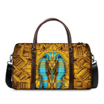Golden Egyptian Pharaoh Print Duffle Bag
