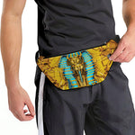 Golden Egyptian Pharaoh Print Fanny Pack