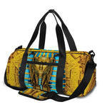 Golden Egyptian Pharaoh Print Gym Bag