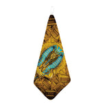 Golden Egyptian Pharaoh Print Hand Towel