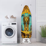 Golden Egyptian Pharaoh Print Ironing Board Cover