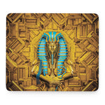 Golden Egyptian Pharaoh Print Mouse Pad