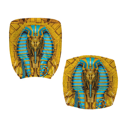 Golden Egyptian Pharaoh Print Office Chair Cover
