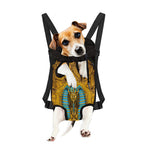 Golden Egyptian Pharaoh Print Pet Carrier Backpack