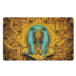 Golden Egyptian Pharaoh Print Polyester Doormat