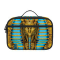 Golden Egyptian Pharaoh Print Portable Lunch Bag