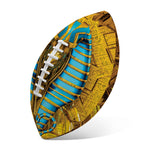 Golden Egyptian Pharaoh Print Rugby Ball