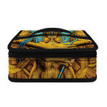 Golden Egyptian Pharaoh Print Small Lunch Bag