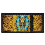Golden Egyptian Pharaoh Print Trifold Wallet