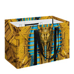 Golden Egyptian Pharaoh Print Utility Tote Bag