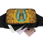 Golden Egyptian Pharaoh Print Waist Bag