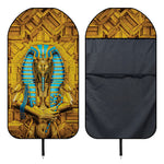 Golden Egyptian Pharaoh Print Waterproof Car Seat Cover