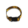 Golden Kaleidoscope Print Dog Collar
