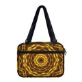 Golden Kaleidoscope Print Double Strap Bible Bag
